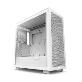 NZXT Matte White H7 Flow Mid Tower Chassis NZT-CM-H71FW-01