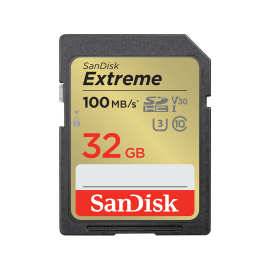 SanDisk 32GB Extreme SD UHS-I Card (SDSDXVT-032G-GNCIN)