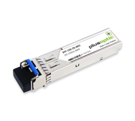Plusoptic Brocade compatible (10G-SFPP-ZR) 10G, SFP+, 1550nm, 80KM Transceiver, LC Connector for SMF with DOM | PlusOptic SFP-10G-ZR-BRO