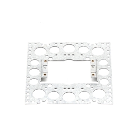 4C | Square Render Mounting Bracket For Elegant 0.8mm Thickness - 15 Pack 040.050.0031