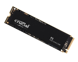 Crucial P3 1TB Gen3 NVMe SSD 3500/3000 MB/s R/W 220TBW 650K/700K IOPS 1.5M hrs MTTF Full-Drive Encryption M.2 PCIe3 5yrs CT1000P3SSD8