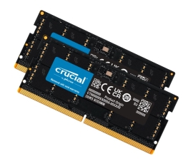 Crucial 64GB (2x32GB) DDR5 SODIMM 4800MHz C40 1.1V Notebook Laptop Memory CT2K32G48C40S5