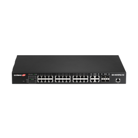 Edimax GS-5424PLC V2 Surveillance VLAN 28-Port Gigabit PoE+ Long Range Web Smart Switch with 4 Gigabit RJ45/SFP Combo Ports GS-5424PLC V2