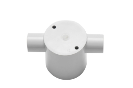 4C | Deep Junction Box 20mm 2 Way Through - 10 Pack 040.040.0390