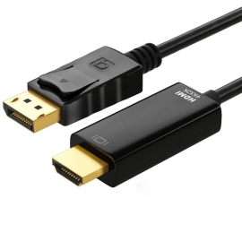 Astrotek DisplayPort DP Male to HDMI Male Cable 4K Resolution For Laptop PC to Monitor Projector HDTV Video Cable 1M AT-DPHDMI4K-1M