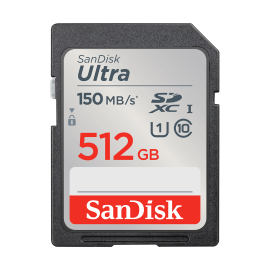 SanDisk 512GB Ultra SDXC UHS-I Card (SDSDUNC-512G-GN6IN)