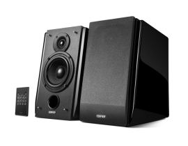 Edifier R1850DB Active 2.0 Bookshelf Speakers - Includes Bluetooth, Optical Inputs, Subwoofer Supported, Built-in Amplifier, Wireless Remote R1850DB-black