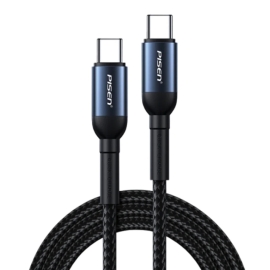 PISEN 1M USB-C to USB-C 100W Charging cable 1M Wine glass style PISEN TC04 - (6940735497550) 6.94074E+12