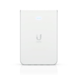 Ubiquiti UniFi Wi-Fi 6 In-Wall Wall-mounted WiFi 6 access point with a built-in PoE switch. U6-IW