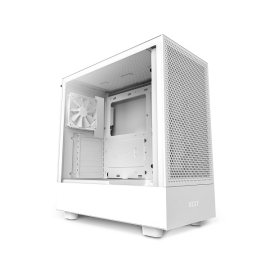 NZXT White H5 Flow Mid Tower Chassis NZT-CC-H51FW-01