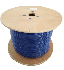 8Ware 350m CAT6 Cable Roll Blue Bare Solid Copper Twisted Core PVC Jacket >305m CAT6-EXT350BLU