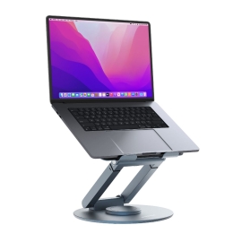 mbeat Stage S9 Rotating Laptop Stand with Telescopic Height Adjustment MB-STD-S9GRY