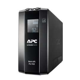 APC Back-UPS Pro 900VA/540W Line Interactive UPS, Tower, 230V/10A Input, 6x IEC C13 Outlets, Lead Acid Battery, LCD, AVR BR900MI