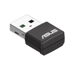 ASUS USB-AX55 NANO Dual Band AX1800 USB WiFi 6 USB Adapter, 802.11ax 1201Mbps+574Mbps,OFDMA, MU-MIMO, BSS Coloring ( NIC ) USB-AX55 NANO