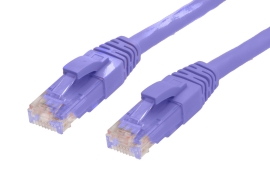 0.75m RJ45 CAT6 Ethernet Network Cable | Purple 004.002.4016