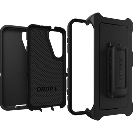OtterBox Defender Samsung Galaxy S23 5G (6.1") Case Black - (77-91036), 4X Military Standard Drop Protection, Multi-Layer, Included Holster, Rugged 77-91036