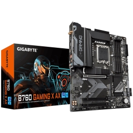 Gigabyte B760 Gaming X AX Intel LGA 1700 ATX Motherboard, 4x DDR5 ~128GB, 3x PCI-E x16, 3x M.2, 4x SATA, 2x USB 3.2, 1x USB-C, 5x USB 2.0 GA-B760-GAMING-X-AX