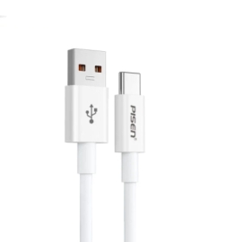 PISEN USB-C to USB-A Cable (1M) - White 6.94074E+12