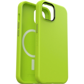 OtterBox Apple iPhone 14 / iPhone 13 Symmetry Series+ Antimicrobial Case for MagSafe - Lime All Yours (Green) (77-89032) 77-89032