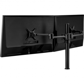 Atdec Desk Mount for Monitor, Mini PC - Black - 2 Display(s) Supported - 16 kg Load Capacity AF-AT-D-B