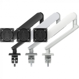 Atdec Ora Mounting Arm for Monitor, Flat Panel Display, Curved Screen Display - Silver - Height Adjustable - 88.9 cm - 8 kg Load Capacity - 75 x 75, 100 x 100 - VESA Mount Compatible AW-ORA-F-S