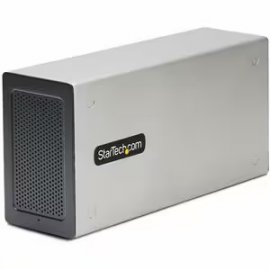 StarTech.com Thunderbolt 3 PCIe Expansion Chassis, Enclosure Box W/Dual PCI-E Slots, External PCIe Slots, 8K/4K Output Via TB3/DP 1.4 Ports - Thunderbolt 3 PCIe expansion chassis for Thunderbolt 3/4 laptops - External enclosure w/ dual PCI-E 3.0 Slots 2TB