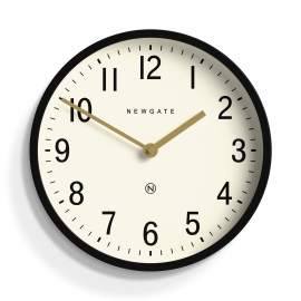 Newgate Master Edwards Wall Clock Black NGLUGG371K