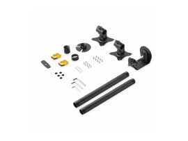 Startech.Com Dual Monitor Desk Mount <34", <10KG, Full Motion, Vertical, Vesa, Black, 5YR ARMDUALV