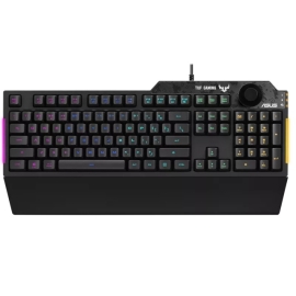 Asus RA04 Tuf Gaming K1 Rgb Keyboard, Volume Knob, 19 Key Rollover, Spill Resistance, Programmable Keys TUF Gaming K1