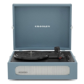 Crosley Voyager Bluetooth Portable Turntable - Washed Blue CRIW8017B-WB4