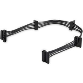 StarTech.com 4x Sata Power Splitter Adapter Cable - Cable For Hard Drive, Computer, Optical Drive, Power Supply - First End: 1 X 15-pin Sata - Male - Second End: 4 X 15-pin Sata - Female - Splitter Cable - 18 Awg - Black PYO4SATA