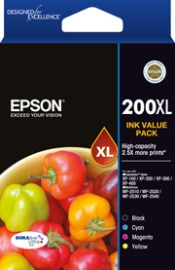 200XL High Cap DURABrite Ultra 4 Ink Value Pack C13T201692