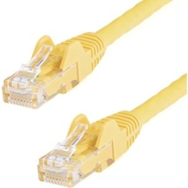 StarTech 1m CAT6 Ethernet Cable - Yellow Snagless Gigabit - 100W PoE Utp 250Mhz Category 6 Patch Cord Ul Certified Wiring/TIA - 1m Yellow CAT6 Ethernet Cable Delivers Multi Gigabit 1/2.5/5Gbps & 10Gbps Up To 160ft - 250Mhz - 24 Awg Stranded 100% Copper U