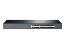 Tp-Link 24-Port Unmanaged Gigabit Rackmount Switch, 19" Steel Case, 5YR TL-SG1024