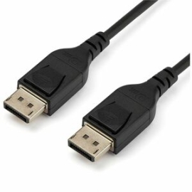 StarTech.com 2 M Vesa Certified DisplayPort 1.4 Cable - 8K 60Hz HBR3 Hdr - 6 Ft Super UHD 4K 120Hz - DP To DP Slim Video Monitor Cord M/M - 2m/6.6ft Vesa Certified DisplayPort 1.4 Cable - 8K 60Hz/HDR/HBR3/DSC1.2/HDCP2.2/4:4:4 Chroma Subsampling/PVC Jacke