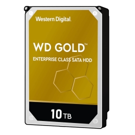 Western Digital 10TB WD Gold Enterprise Class Internal Hard Drive - 7200 RPM Class, SATA 6 Gb/s, 256 MB Cache, 3.5" - 5 Years Limited Warranty WD102KRYZ
