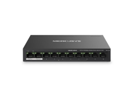 Mercusys MS110P 10-Port 10/100Mbps Desktop Switch with 8-Port PoE+ MS110P