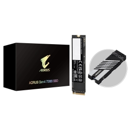 Gigabyte AORUS Gen4 7300 SSD 1TB PCI-Express 4.0 x4, NVMe 1.4, Sequential Read ~7300 MB/s, Sequential Write ~6000 MB/s GP-AG4731TB