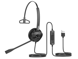 Fanvil HT301-U USB Mono Headset - Over the head design, perfect for any small office or home office (SOHO) or call center staff - USB Connection HT301U
