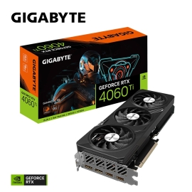 Gigabyte nVidia GeForce RTX 4060 Ti Gaming OC 8GD GDDR6 Video Card, PCI-E 4.0, 2580MHz Core Clock, 2x DP 1.4a, 2x HDMI 2.1a GV-N406TGAMING OC-8GD