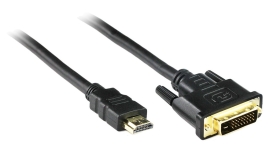 4cabling 0.5m HDMI Male to DVI-D Dual Link Male 022.002.0309