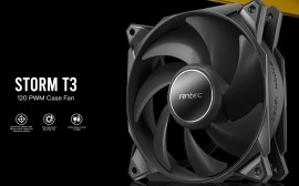 Antec Storm 120mm T3 PWM FDB Fan, High Airflow 80.47 CFM, Air Pressure 2.7, Noise Level 36.99. Woven Cable, PMW Daisy Chain design, 3 Yrs Warranty Storm T3 120_3pks