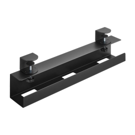 Brateck Clamp-On Under Desk Cable Tray -- Black CC11-9B
