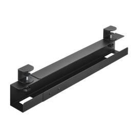 Brateck Extendable Clamp-On Under Desk Cable Tray -- Black CC11-9C