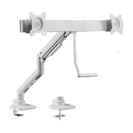 Brateck Fabulous Desk-Mounted Gas Spring Monitor Arm For Dual Monitors Fit Most 17"-32" Monitor Up to 9kg per screen VESA 100x100,75x75(Black) LDT69-C022