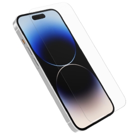OtterBox Trusted Glass Apple iPhone 14 Pro Screen Protector Clear - (77-88917), 2x Anti-Scratch, 9H Surface Hardness, Drop Defense, Reinforced Edges 77-88917