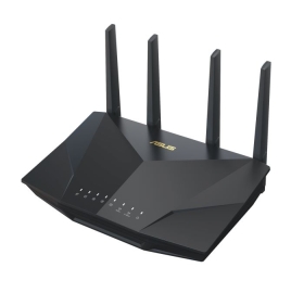 ASUS RT-AX5400 AX5400 Dual Band WiFi 6 (802.11ax) Extendable Router, Included built-in VPN, AiProtection Pro Network Security, Parental Contro RT-AX5400