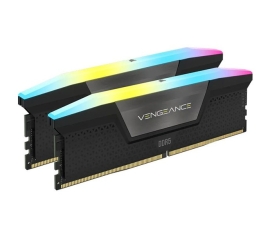 Corsair Vengeance RGB 32GB (2x16GB) DDR5 UDIMM 6000MHz C36 1.4V Desktop Gaming Memory Black CMH32GX5M2E6000C36