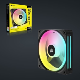 CORSAIR QX RGB Series, iCUE LINK QX120 RGB, 120mm Magnetic Dome RGB Fan, Expansion Kit CO-9051001-WW