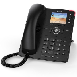 SNOM D713 IP Desk Phone, HD Audio, PoE, TFT Liquid Crystal Display (LCD), Headset Connectable (Include SnomA100M and Snom A100D) 4582